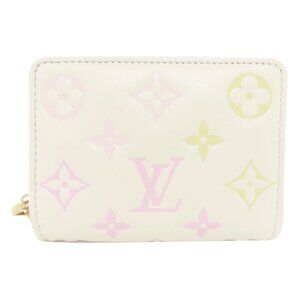LOUIS VUITTON White Monogram Wallet